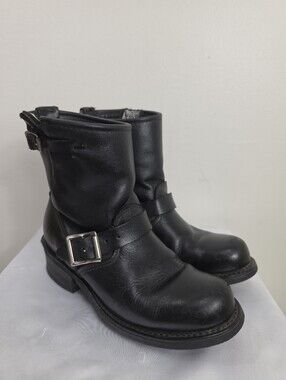 Frye Veronica Black Leather Boot Interior